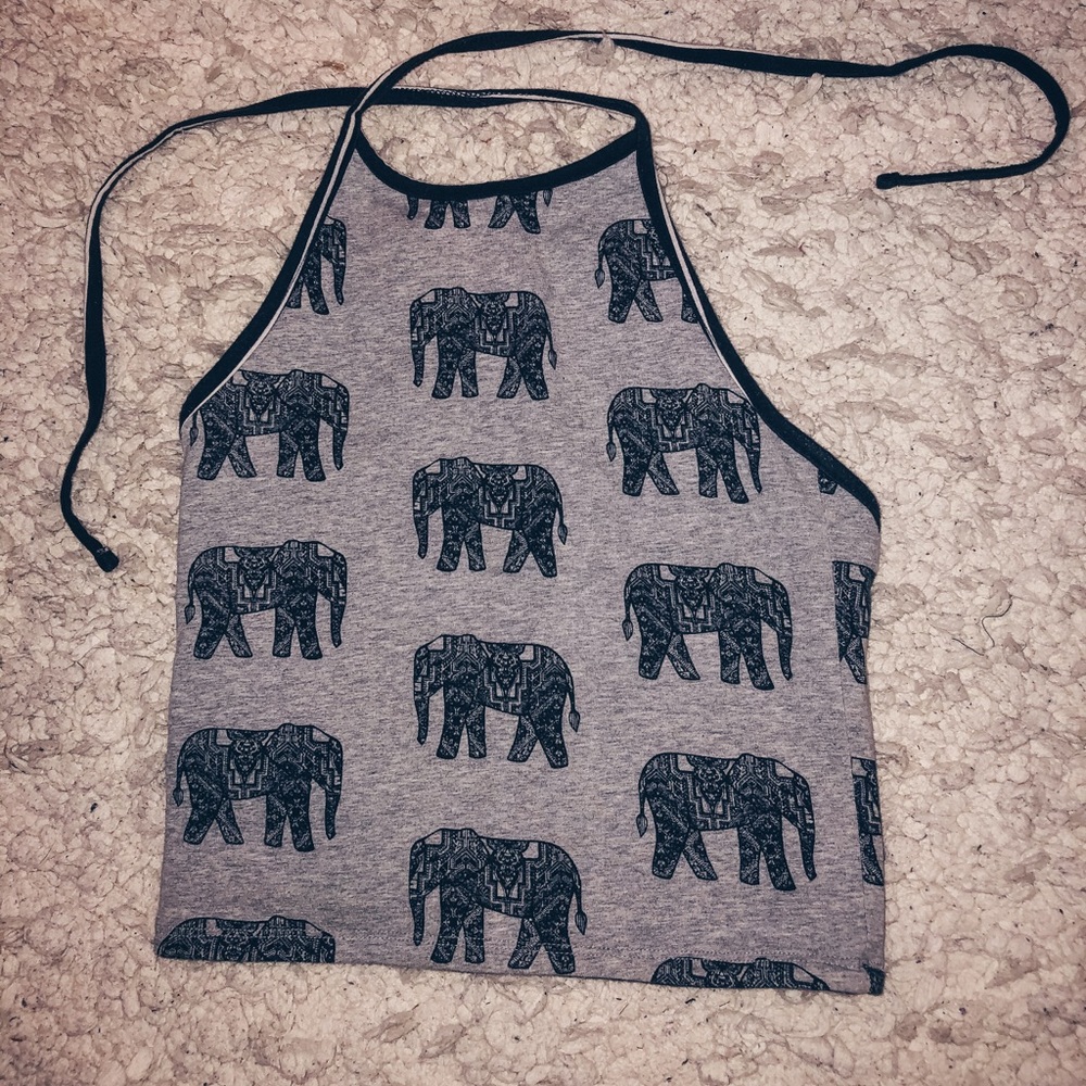 Reversible halter top